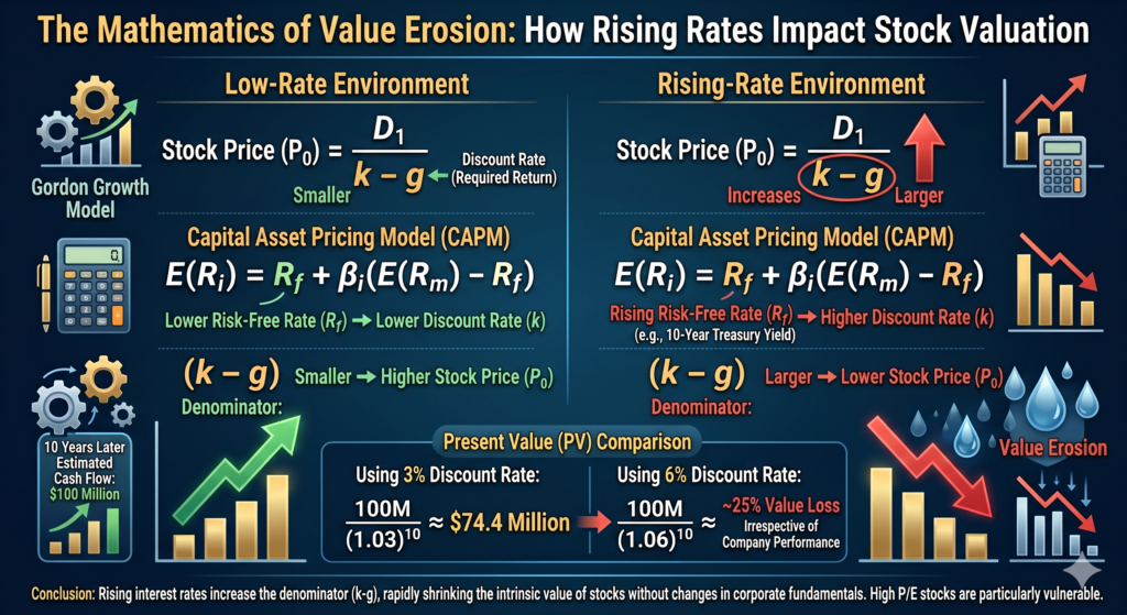 10-Year Treasury Yield impact on stock valuation formula
